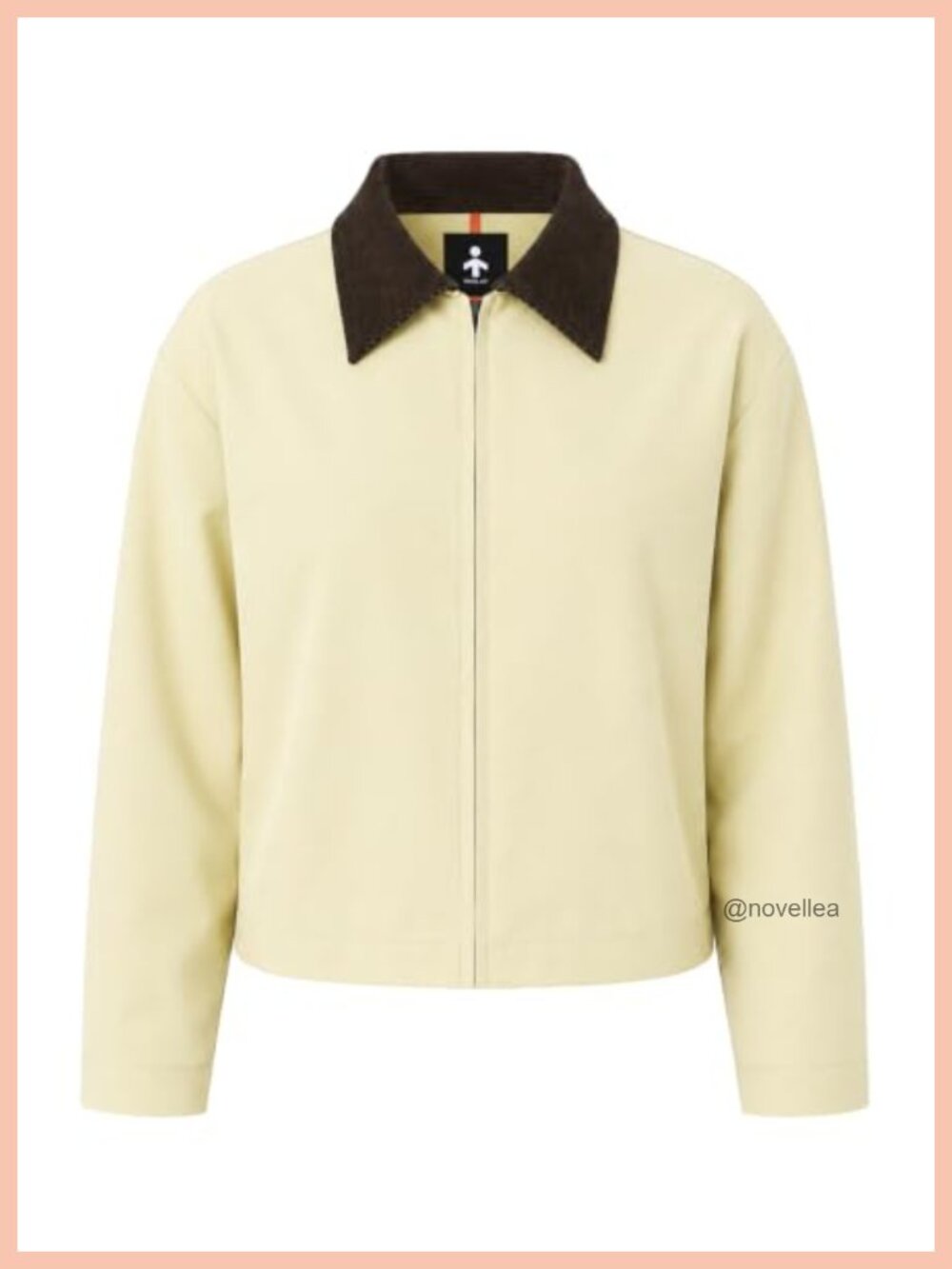 Women Cropped Barn Utility Jacket Corduroy Collar Water Resistant Trench Coat